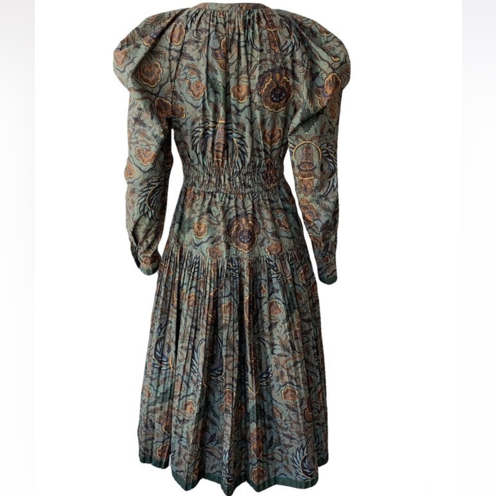 ULLA JOHNSON Midi Anoush Dress Sz 0 - Picture 4 of 4